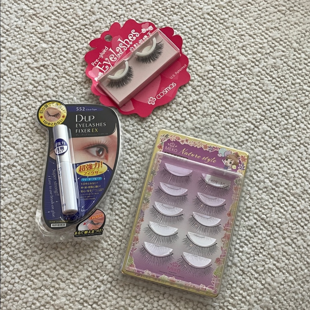 Nature Style Eyelash Set with Adhesive